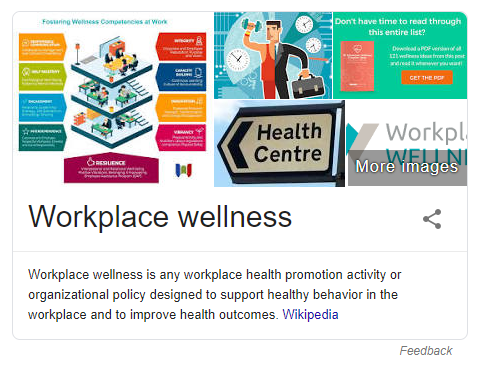 Employee wellness SERP