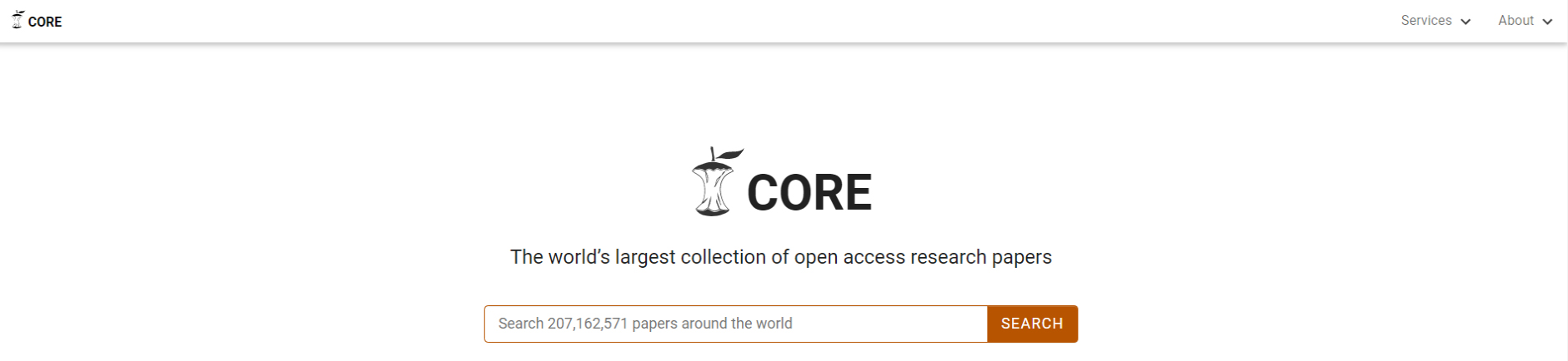 CORE is one of several platforms through which you can access research materials