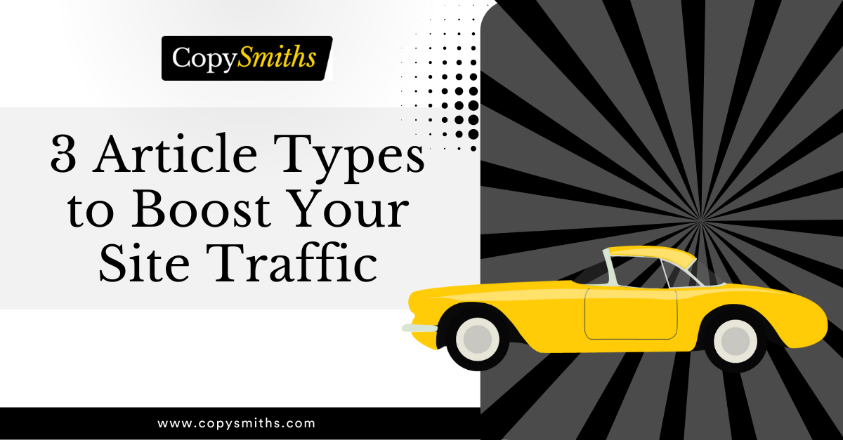 article types to boost your site traffic