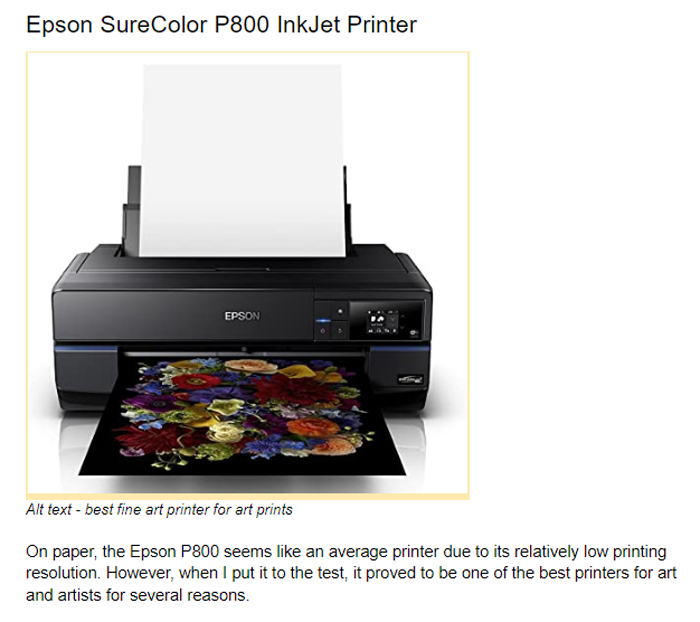 best fine art printer for art prints