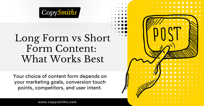 share on linkedin long form vs short form content