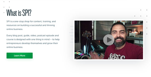 SPI posts videos, blog posts and podcast recordings as content