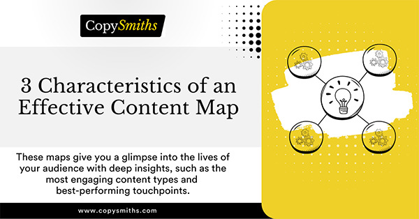share on LinkedIn characteristics effective content map